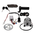 Miniatyrbilde 2 av 5: 24V 250W Elektrisk DC Motor Kontroller Kit Med 55T Kjedehjul 146L Kjede for Mini Sykler Elektrisk Scooter Motorsykkel