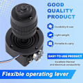 Miniatyrbillede 5 af 5: 4-Akset D400B-M2 5K Joystick Potentiometer Rocker Hall Joystick Dimensionel Modstand 5k Forseglet med Knapkontakt