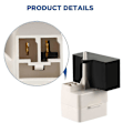 Miniatyrbilde 2 av 5: W10613606 Kjøleskap Kompressor Start Relé og Kondensator for W10416065 PS8746522