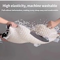 Miniatyrbild 4 av 5: Cervikal Ortopedisk Nackkudde Hjälper Sömn Och Skyddar Nacken Hushålls Sojabönsfiber Spa Massagekudde För Sömn Honeycomb shape