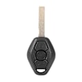 Miniatyrbillede 1 af 3: Sort Bil Fjernbetjening Nøgle 868Mhz 3 Knapper Passer til 3/5 Serie