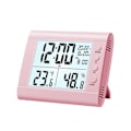 Miniatyrbild 3 av 5: LED Display Elektronisk Klocka med Dag och Datum Stereo Digital Display Snooze Väckarklocka Inomhustemperatur Bordsklocka, C