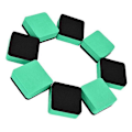 Miniatyrbild 3 av 3: 30 st/set Magnetiska Whiteboardtavla Erasers Whiteboard Rengörare Torr Radering Markör Skola Kontorsmaterial
