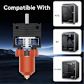 Miniatyrbild 3 av 5: 3D-skrivartillbehör -10 3 Hotend Kit 24V 40W Extruder Munstycke 0,4mm