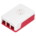 Pikkukuva 4 / 5: Kotelo Raspberry Pi 4B ABS-kuorelle, jäähdytyselementti, yksinkertainen irrotettava yläkansi, suojaava kotelo, yläosa valkoinen, alaosa punainen