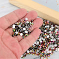 Miniatyrbild 3 av 5: 1440 st Rhinestones Glasstenar Flatback Kristall Nagelkonst Dekoration Smink Kläder Skor