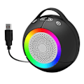 Miniatyrbild 1 av 5: USB Datorhögtalare för Stationär PC Laptop Högtalare med Dynamiskt RGB-ljus, Ultraklart Ljud, Hög Volym, Djup Bas