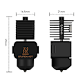 Miniatyrbild 2 av 5: Hotend Kit för A1/A1 Mini Snabb Hot End-enhet 0.2mm Härdat Stål Munstycke 3D-skrivardelar