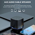 Miniatyrbilde 2 av 5: 1 Par Mini Høyttaler Stereo Surround Sound Box USB-Grensesnitt Datamaskiner Høyttaler for Hjemmekontor Skrivebord
