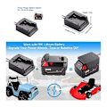 Miniatyrbillede 5 af 5: Til 18V batteriadapter strømkildebeslag med ledninger, batterikonverterstik til adapter