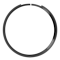 Miniatyrbillede 1 af 5: Fjernbetjenings Nøglering Trim Aluminium Legering Erstatning til MINI R55 R56 R57 R58 R59 R60 Sort