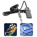 Miniatyrbillede 4 af 5: Bil Bluetooth-kompatibel 5.1 Adapter Bil Bluetooth-kompatibel Modtager USB Bil Bluetooth-kompatibel Audio Modtager 3.5 AUX Audio Kabel