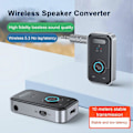 Miniatyrbilde 2 av 5: Adapter Lydmottaker Sender 2-i-1 Innebygd MIC Lav Latens HiFi Lyd med 3.5mm Grensesnitt Bluetooth-Kompatibel 5.3 Lydkonverter