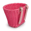 Miniatyrbild 1 av 5: Barncykelkorgar Handvävd Cykelkorg Plastlastkorg pink