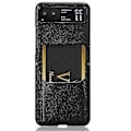 Pikkukuva 2 / 5: Motorola Razr 40 5G PU-nahka + PC Korttipaikkakansi Litsi-kuvio Iskunkestävä Puhelinkotelo - PunainenP20211224297 Black
