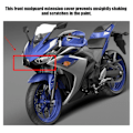 Miniatyrbilde 4 av 5: Motorsykkel Frontskjerm Forlengelsesdeksel Erstatning for YZF R3 R25 2014?2021