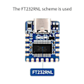 Pikkukuva 2 / 5: FT232 Sarjaliikennemoduuli USB - TTL UART TYPE-C Sarjaadapterimoduuli 3.3V/5V Taso Win7/8/10/11:lle