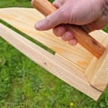 Miniatyrbilde 2 av 5: Bærplukker i tre, plukkeskje for stikkelsbær, plukker for stikkelsbær og bjørnebær, 10-12mm spor egnet