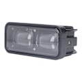 Miniatyrbillede 2 af 5: Dobbelt Linse LED Gaffeltruck Sikkerhedslys Robust Høj Lysstyrke Lige Advarsels Sikkerhedslampe DC12V Blå