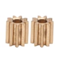 Miniatyrbilde 1 av 5: 2 stk. Motor Pinjonggir Messing Erstatning for Duplo Intelli Lok Modul 0.5 9 Tenner