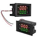 Miniatyrbillede 4 af 5: YB4835VA Digital Voltmeter Ammeter DC 600V 100A Decimalpunkt Automatisk Skift Dobbelt Display Strøm Voltmeter