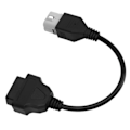 Miniatyrbilde 5 av 5: OBD2 Kabel 6pin OBDII Test Diagnosekontakt Adapter Kabel Erstatning for Suzuki Motorsykkel