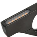 Miniatyrbilde 3 av 5: 12V Motorsykkel LED Blinklys Vanntett Sterk Universell Blinklampe for 41mm Gaffelrør Svart