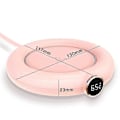 Miniatyrbillede 5 af 5: Bærbar USB kaffekopvarmer med automatisk slukfunktion, elektrisk drikkevarevarmer, gaver Pink