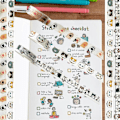 Miniatyrbild 3 av 5: Katt Washi Tejp Set - 15 mm Bred Washi Tejp, Bred 4,8 m Lång/Rulle Söt Washi Tejp, Scrapbook Material, Journaling Material