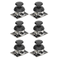 Miniatyrbild 1 av 5: 6 Set Joystick Sensor Spelkontroll Modul X Y Dubbla Axlar Ersättningsset Kit KY?023