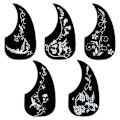 Miniatyrbild 5 av 5: Gitarr Halkskyddsplatta Droppformad Akustisk Klassisk Gitarr Plektrumskydd Anti-Repa Svala