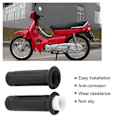 Miniatyrbillede 3 af 4: 1 par håndtag gashåndtag kontrolgreb til 7/8 GY6 scooter knallert 50cc 125cc 150cc