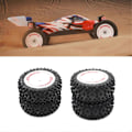 Miniatyrbild 4 av 5: RC Bil Reservdelar Främre Bakre Däck för 1/12 124008 DIY RC Bil Uppgraderingsdelar