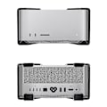 Miniatyrbillede 1 af 4: Desktop/vægmonteret Akryl Vertikal Stand Pladsbesparende Akryl Beslag Ridsesikker Computer Stand Opbevaring Til Mac Studio 2022 Desktop