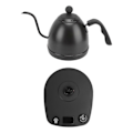 Miniatyrbillede 2 af 5: Elektrisk Svanhalskedel 600ml Sort Smart Kontrol Rustfrit Stål Ergonomisk Vandkedel til Husholdningskontor