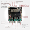 Miniatyrbillede 2 af 5: -APTX1 Bluetooth Digital Forstærker 2.1 Kanal Qualcomm BT Forstærkerkort 100W+100W+200W Bas Forstærker QCC3034+TPA3221 C