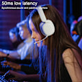 Pikkukuva 4 / 5: Langattomat Over-ear -vastamelukuulokkeet, Bluetooth-yhteensopivat 5.3 -kuulokkeet mikrofonilla, jopa 20 tunnin akunkesto, peli-, juoksu- ja urheilukuulokkeet