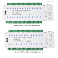 Miniatyrbillede 3 af 5: 28 Trin Trappe Belysningscontroller med PIR Bevægelsessensor 28 Kanaler Trappe Strip Lysdæmper DC12V 24V til Hjemmetrappe
