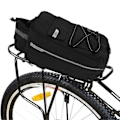 Miniatyrbild 2 av 5: Cykelväska för pakethållare, cykelväska för förvaring, isolerad kylväska, cykelhandväska, pakethållarväska, svart