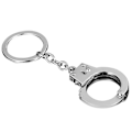 Miniatyrbillede 1 af 5: Holdbar metal håndjern nøglering bilnøglering mænd kvinder håndtaske vedhæng gave