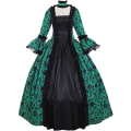 Miniatyrbild 1 av 5: Snabb Leverans Noble Klänningar Damklänning Plus Size Medeltida Balklänningar Eleganta Kostymer För Kvinnor Viktoriansk Klänning 4 färger Green M