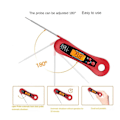 Miniatyrbilde 1 av 5: 2 STK Kjøtttermometer Digitalt Øyeblikkelig Avlesning Kjøtttermometer for Grill og Matlaging Mattermometer for Kjøkken BBQ