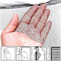 Miniatyrbild 4 av 4: 3 st DIY Osynligt Transparent Myggskyddsnät