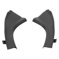 Miniatyrbilde 1 av 5: Front Vindusvisker Side Cowl Forlengelsesforsegling Deksel Trim 53867 42012 Høyre Venstre Svart Passer for RAV4 2006 til 2012