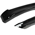 Miniatyrbillede 3 af 5: 2 stk. Frontkofanger Læbe Splitter Spoiler Udskiftning Til 3 Serie E90 E91 Pre?LCI 2005?2008