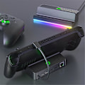 Miniatyrbild 3 av 5: 4K-kompatibel RGB-videoadapter för TV-videokonverterare, portabel laddningsdocka för konsol