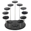 Miniatyrbillede 1 af 5: Cupcake Stand Akryl Display Stand til Smykker/kage Dessert Rack Bryllup Fødselsdagsfest Dekoration