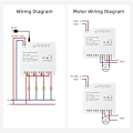 Miniatyrbilde 3 av 5: Tuya WiFi 4-kanals brytermodul, 85-250V RF 433 fjernkontrollrelé DIY-modul, med Alexa, Home