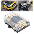Miniatyrbillede 4 af 5: Universal Bil Auto Sikringsholder 100A LED Digital 1 ind 2 ud Audio Forstærker Sikringsholder