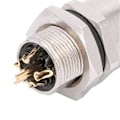 Miniatyrbilde 3 av 5: M8-B-S6 Pass Sokkel 6Pin M8 Kobling IP67 Frontmontert Epoksyharpiksforsegling